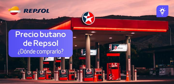 ¿Cuál es el precio de la bombona de butano de Repsol en gasolinera?