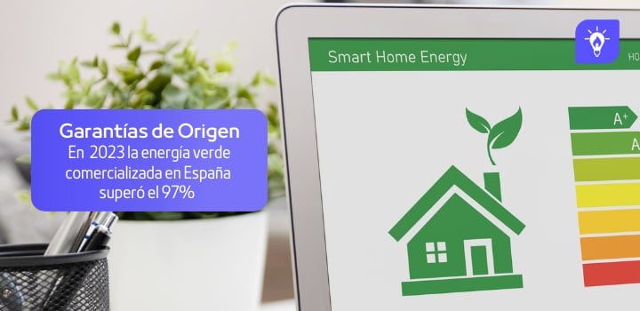 Garantías de Origen: La energía verde comercializada en España superó el 97% durante 2023