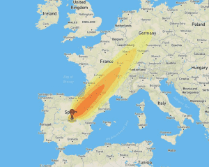 alcance arma nuclear